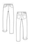 Morgan Boyfriend Jeans SEWING PATTERN by Closet Core Patterns