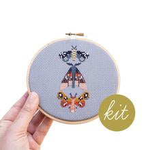Moths Embroidery Kit --- Junebug and Darlin