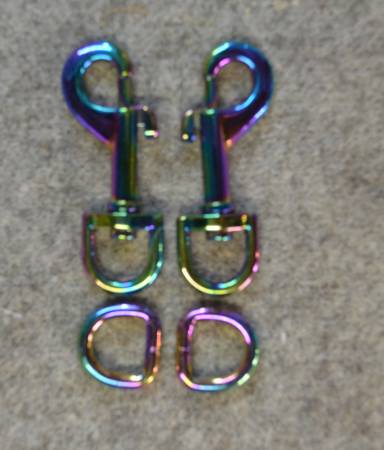 Rainbow Small 1/2in Strap Hardware -- Decorating Diva
