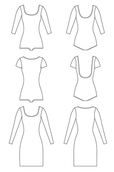 Nettie Dress & Bodysuit Pattern -- Closet Case Patterns