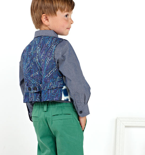 Oliver + S: Art Museum Vest + Trousers Sewing Pattern (5-12yrs)