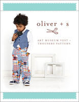 Oliver + S: Art Museum Vest + Trousers Sewing Pattern (6m-4)