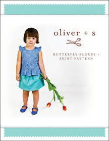 Oliver + S: Butterfly Blouse & Skirt Sewing Pattern (6m-4y)