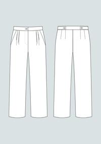 High Waisted Trousers Pattern XL-3XL -- The Assembly Line Patterns