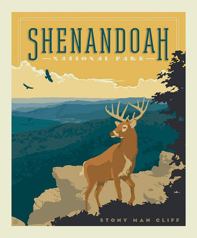 National Parks Poster Panel Shenandoah  -- Riley Blake