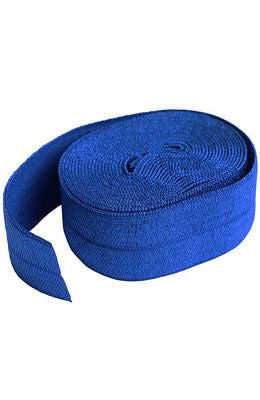 Fold-over Elastic 5/8" 2 yards in Blast Blue --- Patterns by Annie