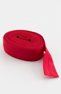 Fold-over Elastic 5/8" 2 yards in Red --- Patterns by Annie