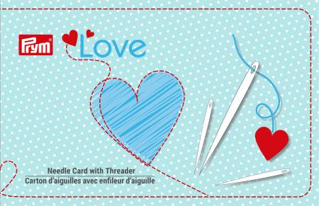 Prym Love Needle Card with Threader