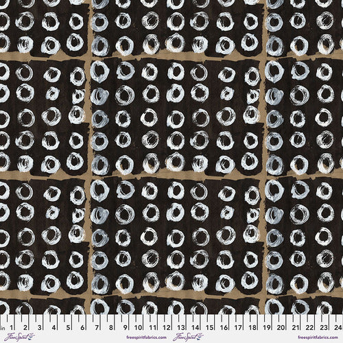 Georgia - Obsidian || Glyphs by e bond -- Free Spirit Fabrics