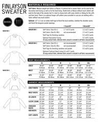 Finlayson Sweater Sewing Pattern by Thread Theory