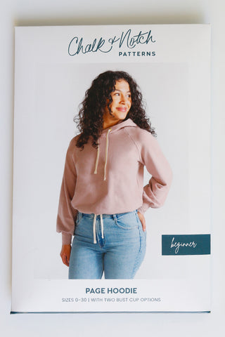Page Hoodie Pattern -- Chalk & Notch