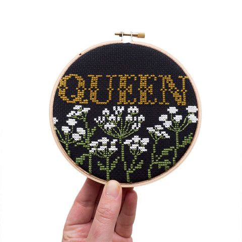 Queen Embroidery Kit --- Junebug and Darlin