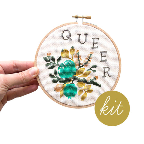 Queer Embroidery Kit --- Junebug and Darlin