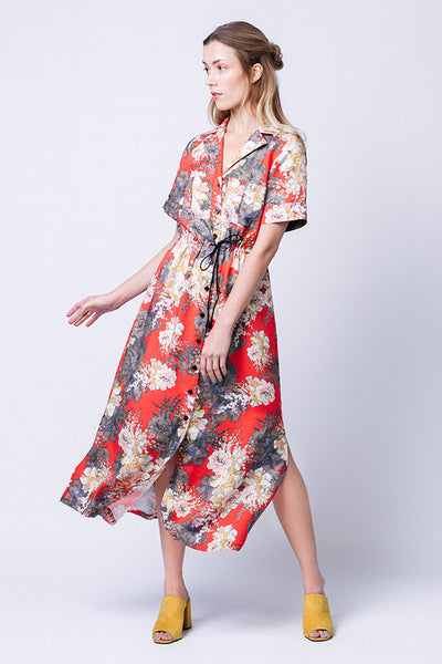 Reeta Midi  Shirt Dress Sewing Pattern-- Named Clothing
