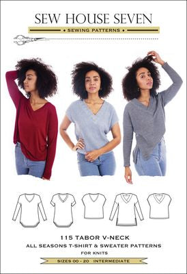 Tabor v neck -- Sew House Seven