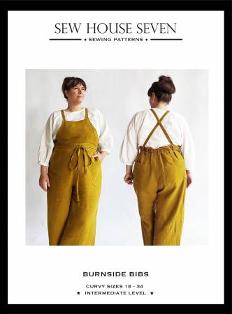 Burnside Bib Curvy Fit Pattern --- Sew House Seven