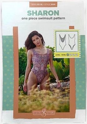 Sharon One Piece Swimsuit Pattern -- Sirena Patterns