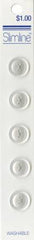 2 Hole Button Pearl 1/2in 5ct