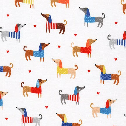 Bright Dogs from Whiskers and Tails --- Robert Kaufman Fabrics