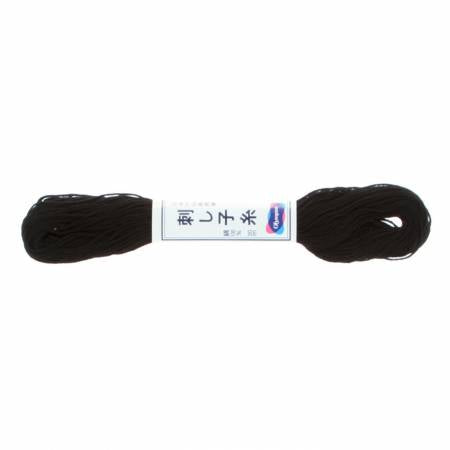 Black Olympus Sashiko Thread 22yd