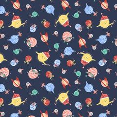 Navy Holiday Planets --- Merry Spacemas by Rae Ritchie -- Dear Stella