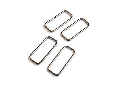 1 1/2" Black Rectangle Rings --- Sallie Tomato