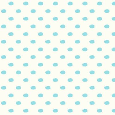 Jersey Print Dots in Aqua --- Stof A/S Fabrics