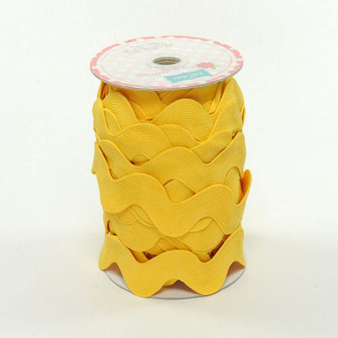 Riley Blake Notions Jumbo Ric Rac Yellow