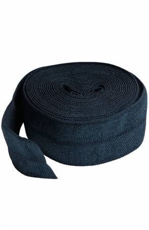 Fold-over Elastic 5/8" 2 yards in Navy --- Patterns by Annie