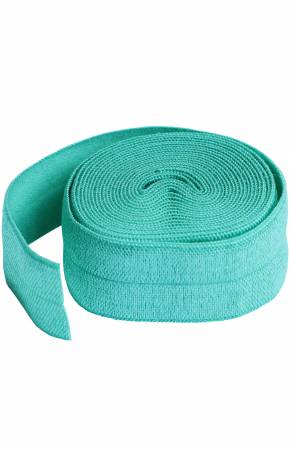 Fold-over Elastic 3/4in x 2yd Turquoise --- Patterns by Annie