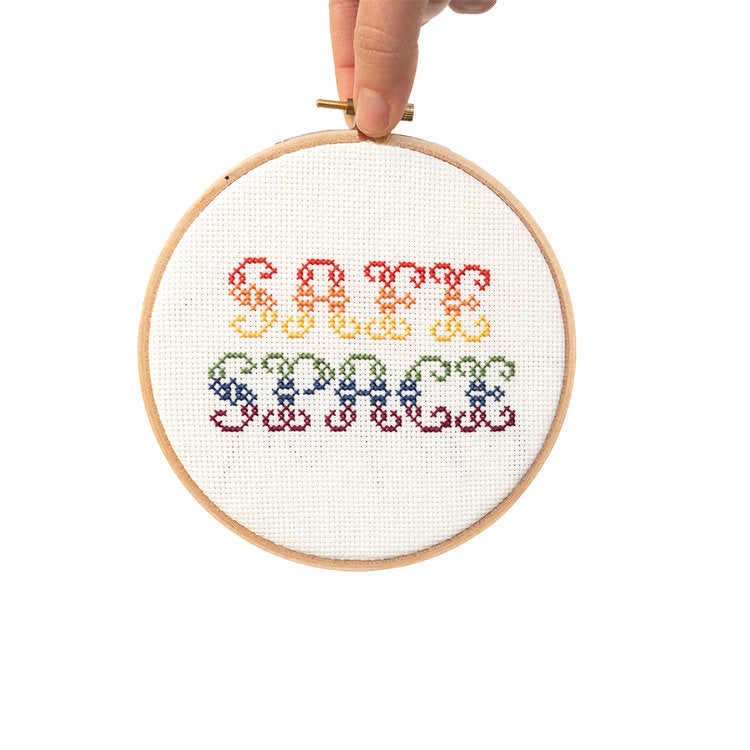 'Safe Space' Embroidery Kit --- Junebug and Darlin