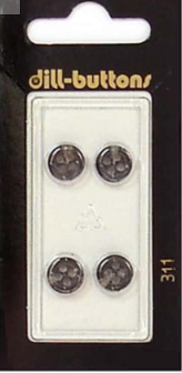 Fashion Buttons 3/8" -- Dill Buttons