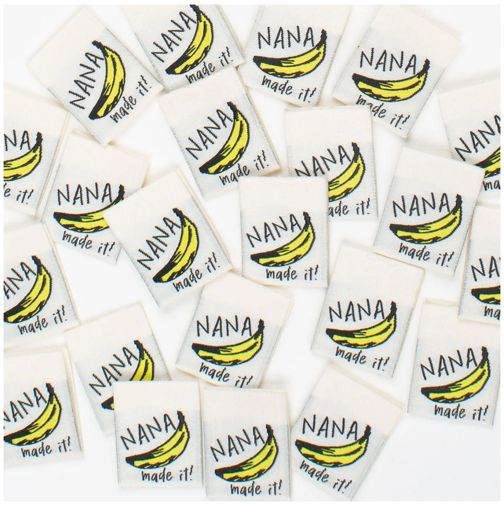 "Nana Made It" Woven Label by Kylie and the Machine