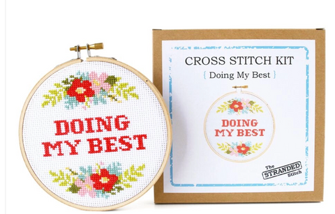 Midnight Floral Embroidery Kit --- Junebug and Darlin – Three Little Birds  Sewing Co.