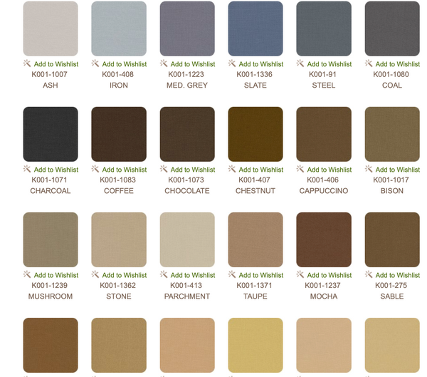Kona Neutrals Palette Charm Pack -- Robert Kaufman Fabrics