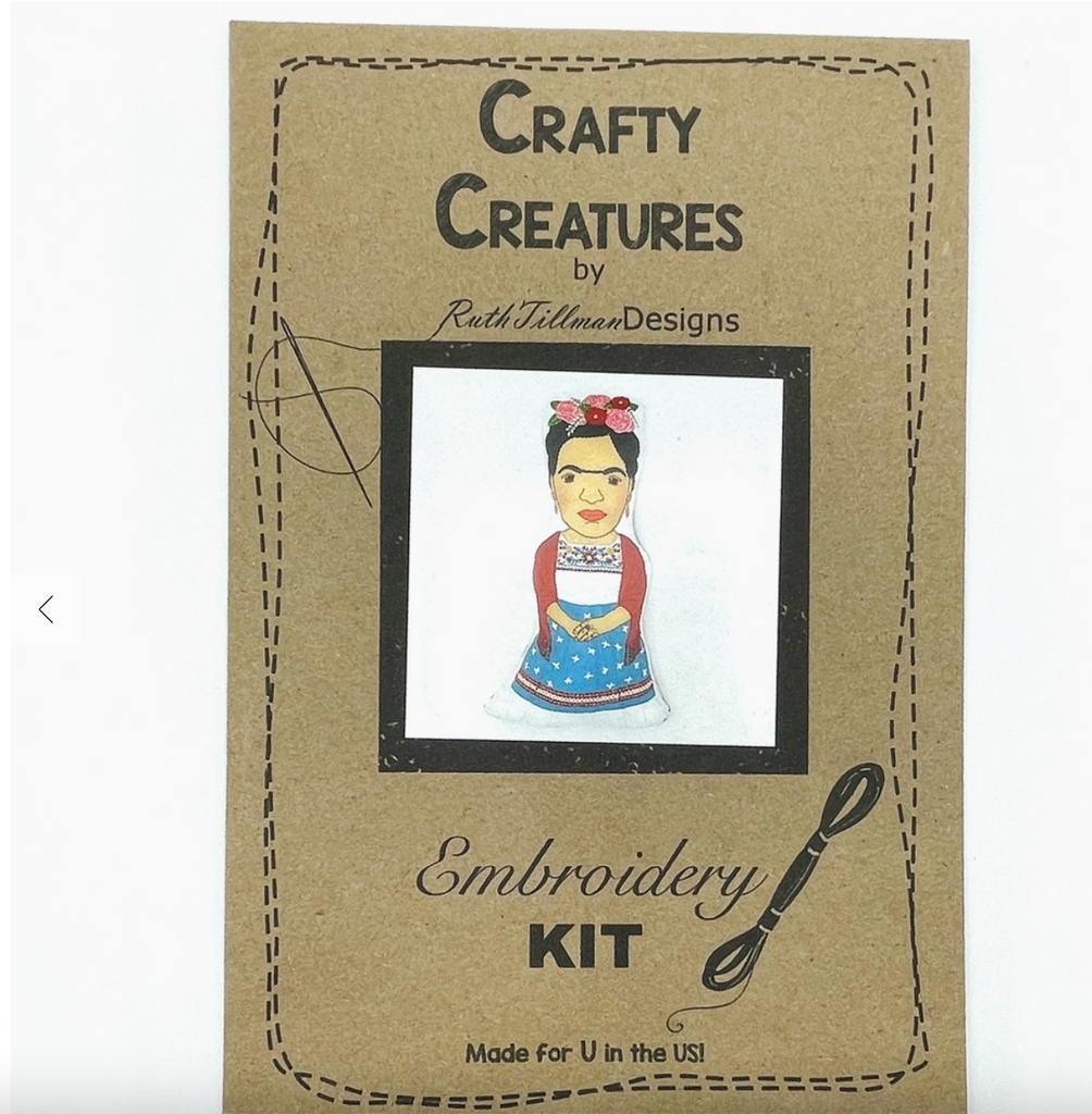 Frida Kahlo Embroidery Kit