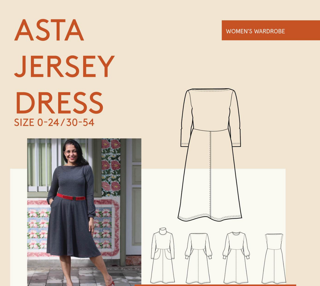 Asta Dress Pattern -- Wardrobe by Me
