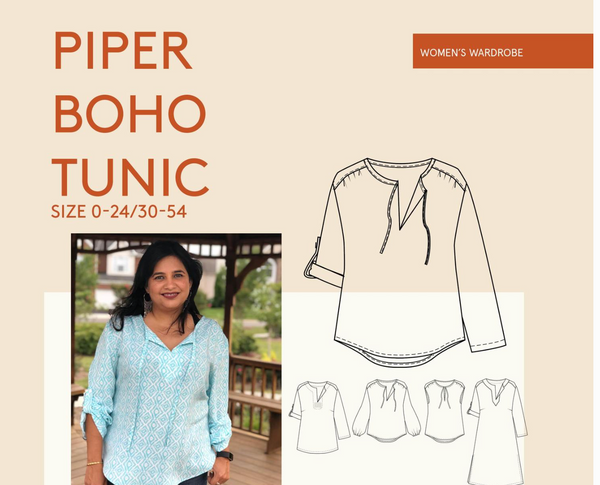 Piper Tunic Pattern -- Wardrobe by Me