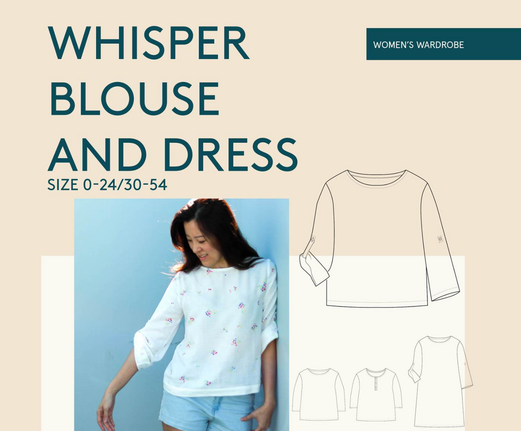 Whisper Blouse and Dress Pattern -- Wardrobe by Me