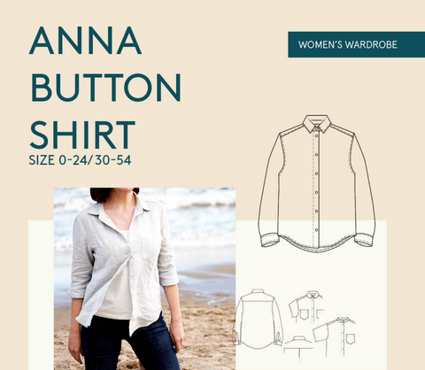 Anna Shirt Pattern -- Wardrobe by Me
