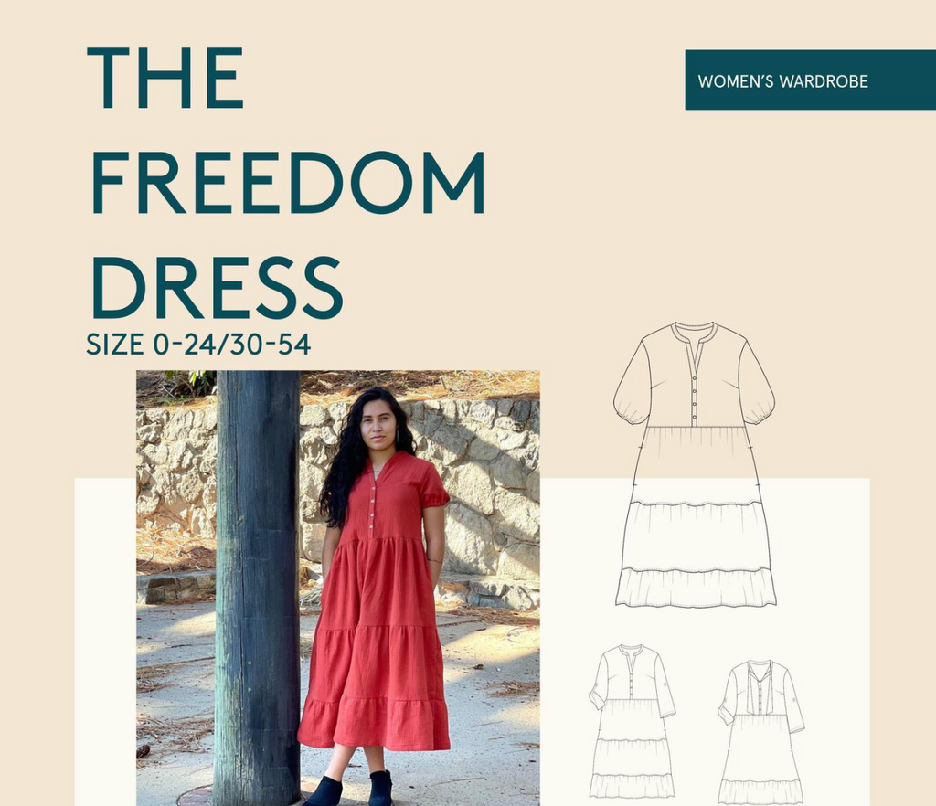 The Freedom Dress Pattern -- Wardrobe by Me Three Little Birds Sewing Co. The Freedom Dress Pattern -- Wardrobe by Me Three Little Birds Sewing Co.