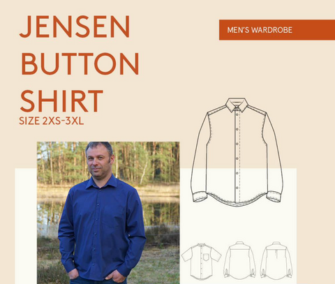 Men's Jensen Shirt Pattern -- Wardrobe by Me