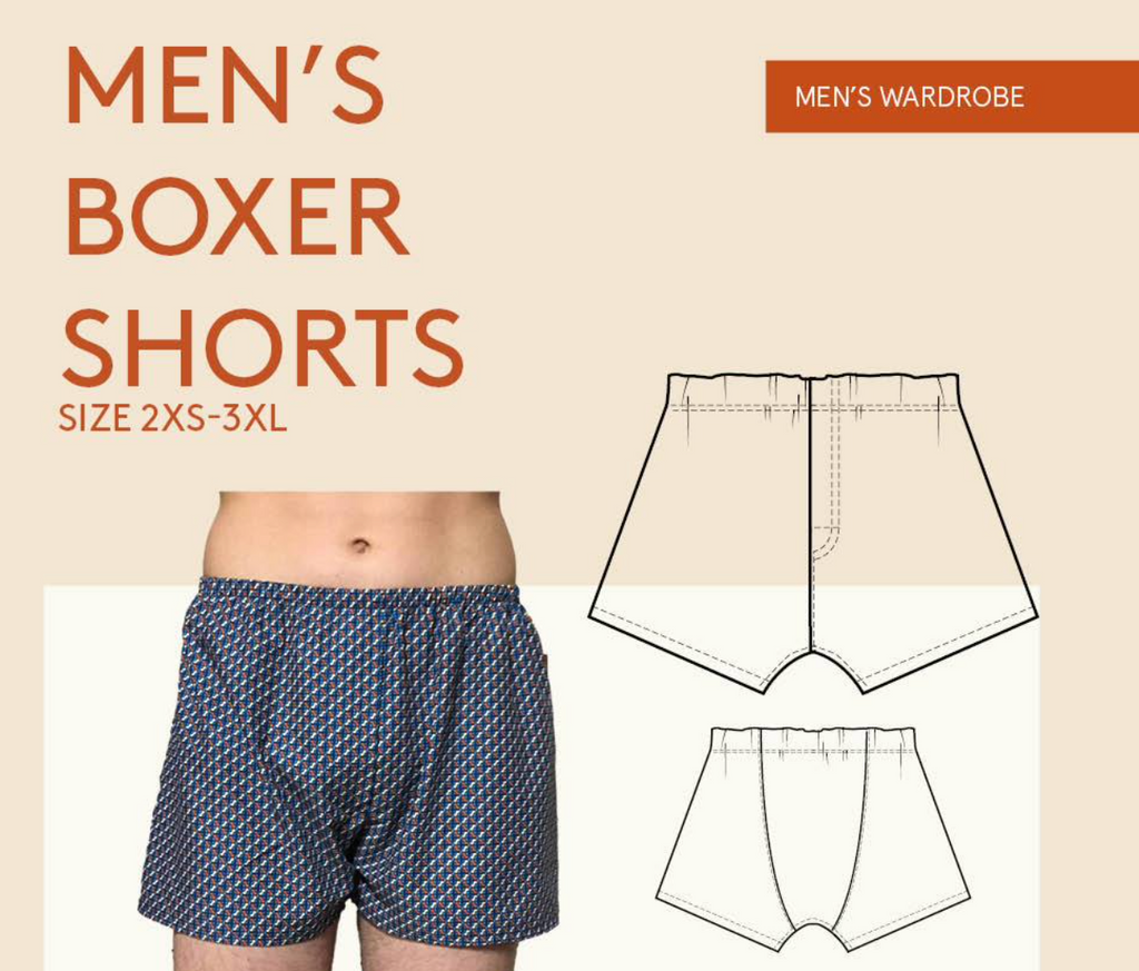 Men's Boxer Shorts Pattern -- Wardrobe by Me