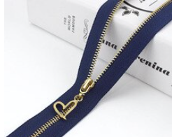 Navyblue, 18cm Close-end, 18cm Close-end with heart pull