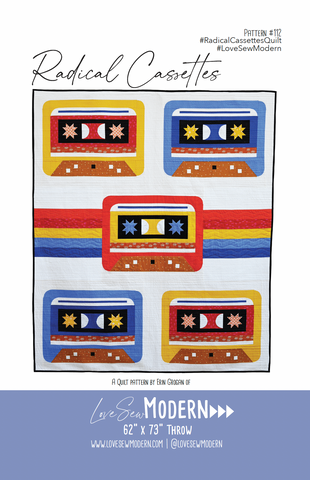 Radical Cassettes Pattern by Love Sew Modern