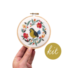 Summer Bird Embroidery Kit --- Junebug and Darlin