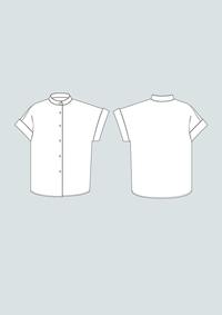 Cap Sleeve Shirt Pattern XS-L -- The Assembly Line Patterns