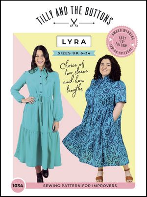 Lyra Shirt Dress Pattern - Tilly and The Buttons