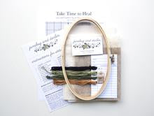Take Time to Heal Embroidery Kit --- Junebug and Darlin