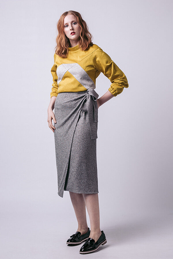 Tierra Wrap Skirt Sewing Pattern --- Named Clothing